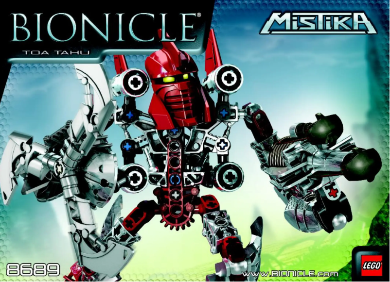 Page 1 de la notice Manuel utilisateur Lego Bionicle 8689