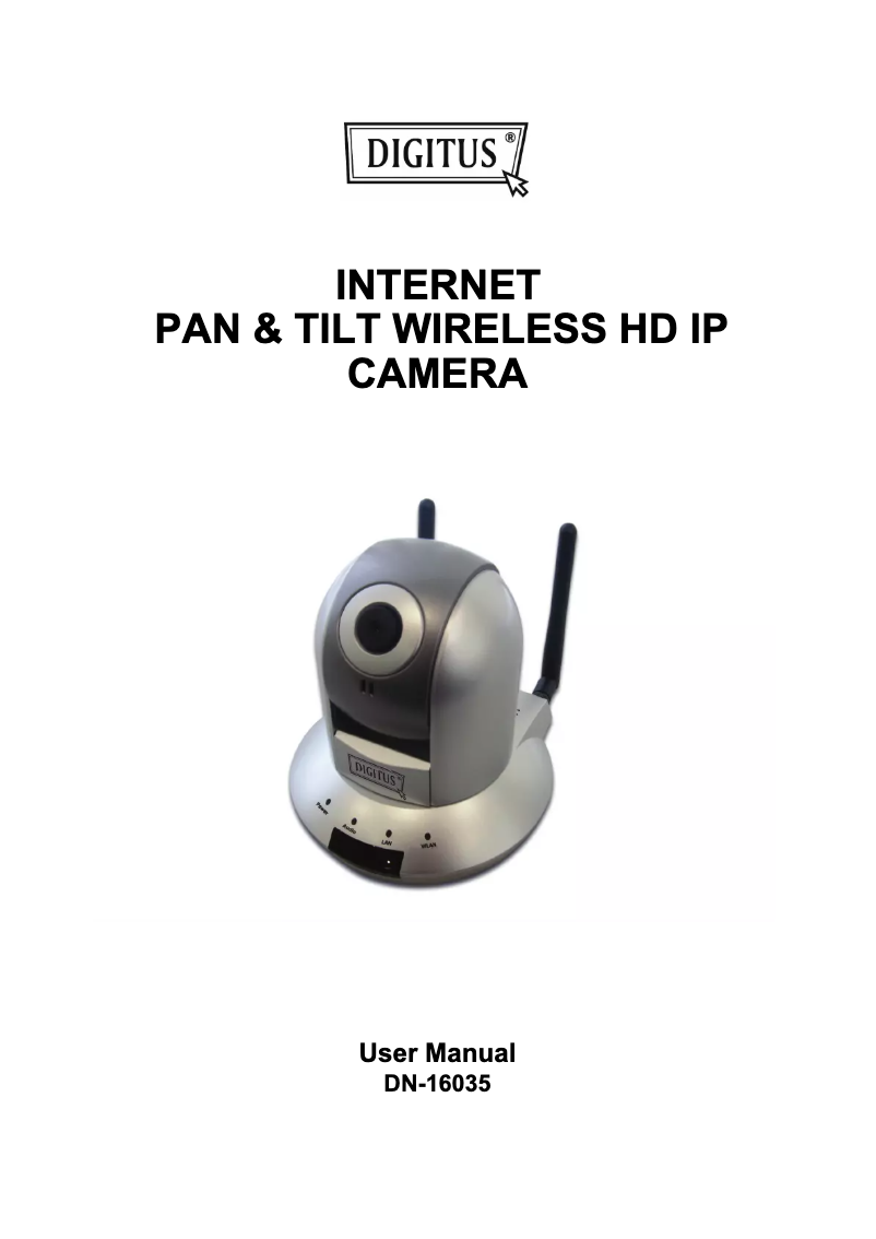 Page 1 of the manual User Manual Ednet DN-16035
