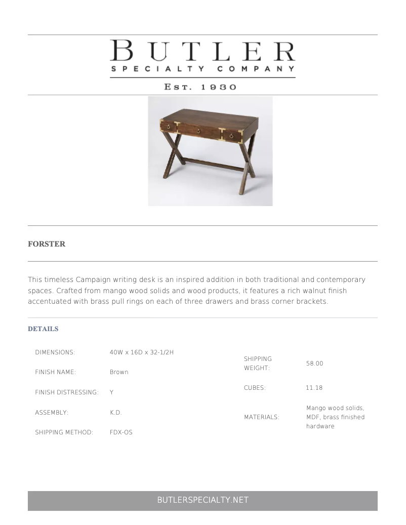 Image de la première page du manuel de l'appareil Forster 9341354