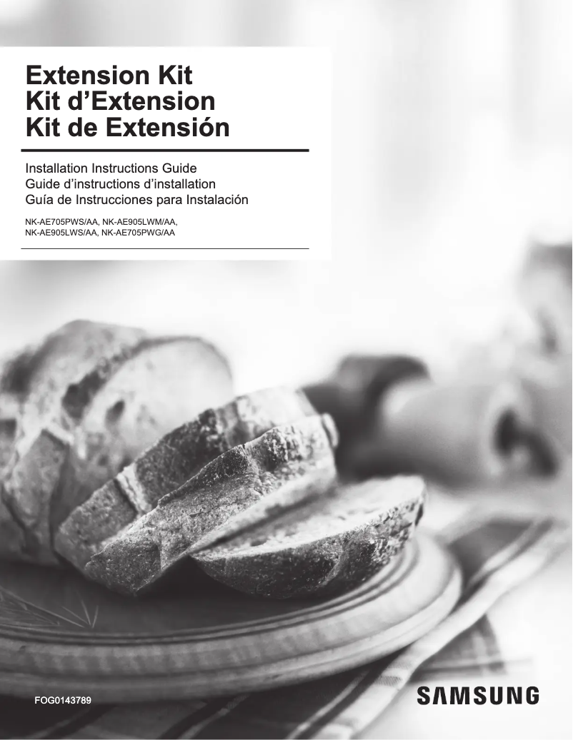 Image de la première page du manuel de l'appareil NK-AE905LWM