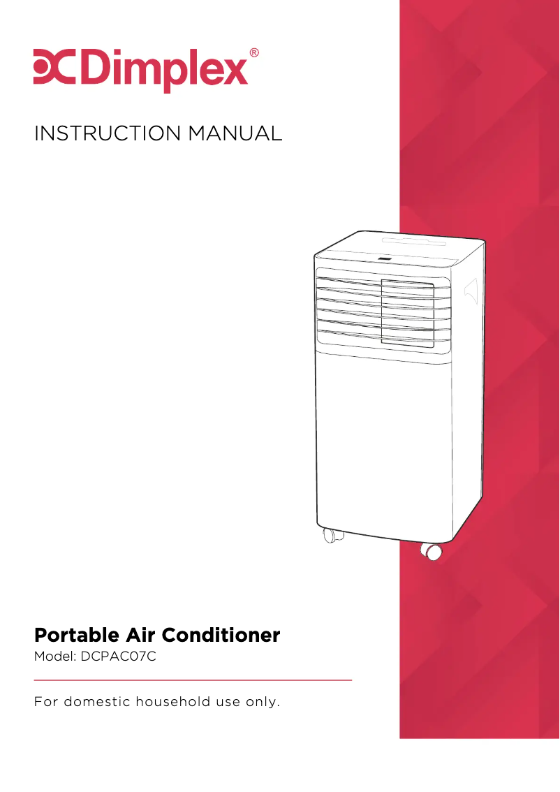 Página 1 del manual Manual de usuario Dimplex DCPAC07C