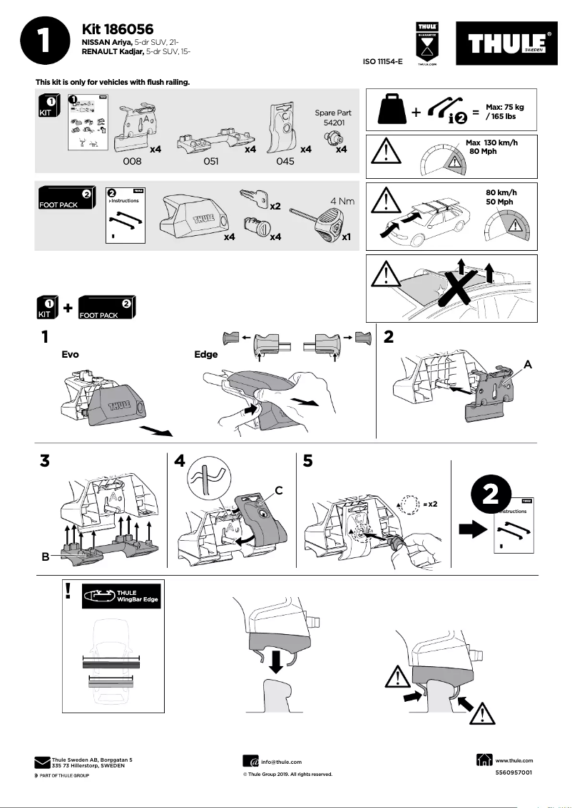 Image de la première page du manuel de l'appareil Kit 186056