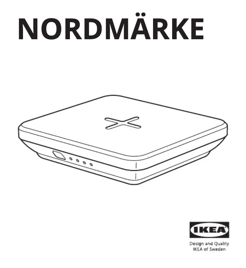 Page 1 de la notice Manuel utilisateur Ikea NORDMÄRKE 004.765.40