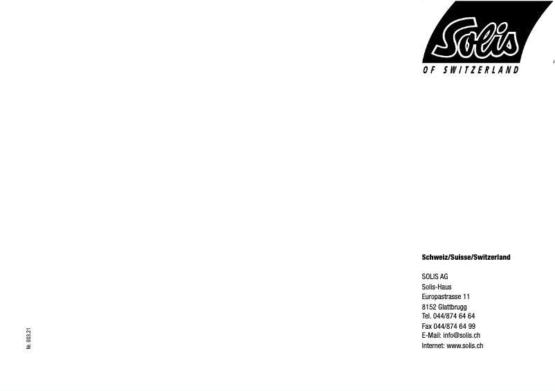 Image de la première page du manuel de l'appareil BarVista 111