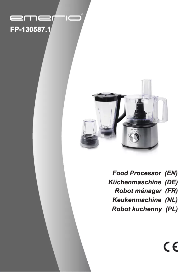 Page 1 de la notice Manuel utilisateur Emerio FP-130587.1