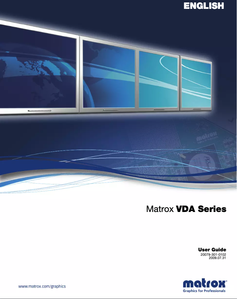 Image de la première page du manuel de l'appareil VDA1164-KITF