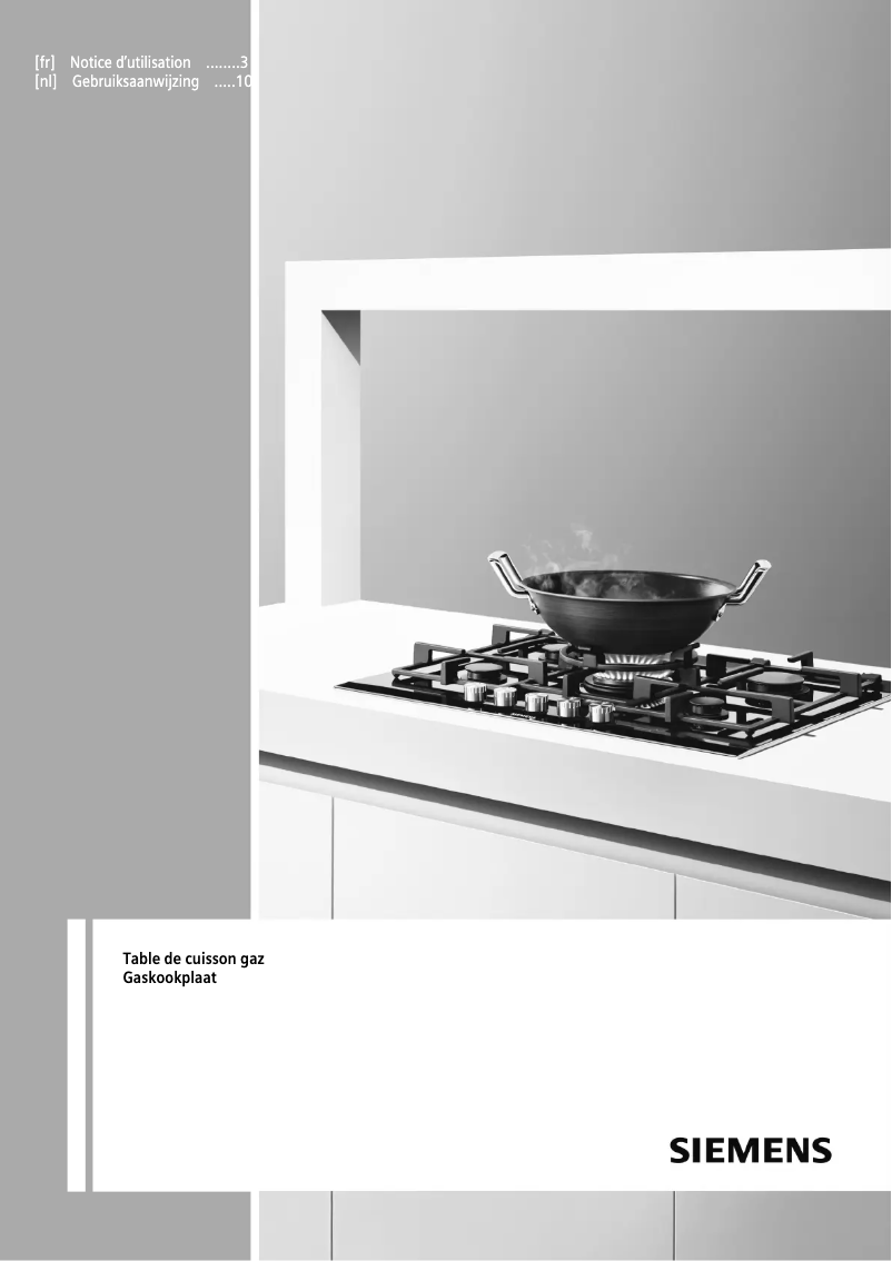 Page n°1 - Manuel utilisateur Siemens EP616HC21N