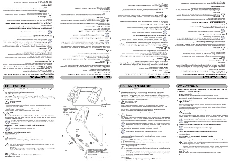 Page 1 de la notice Manuel utilisateur Targus APV14EU