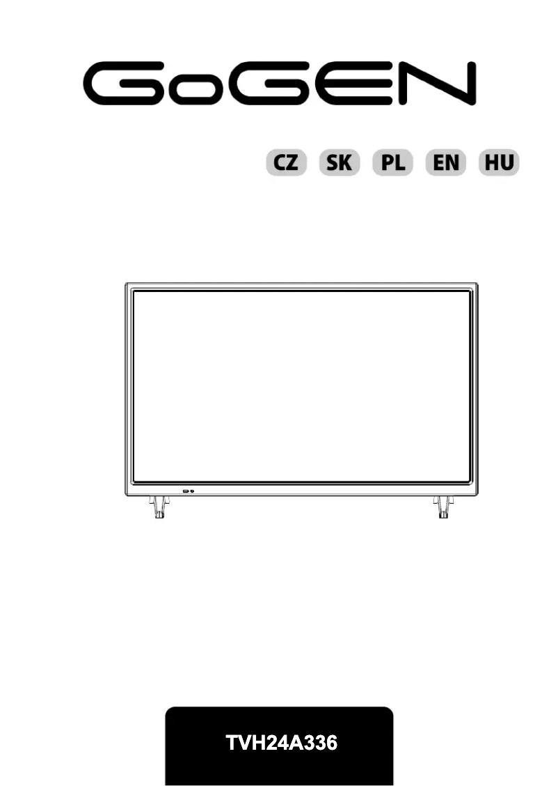 Page n°1 - Manuel utilisateur GoGen TVH24A336