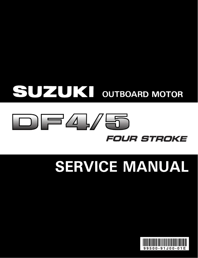 Page 1 de la notice Manuel utilisateur Suzuki DF4