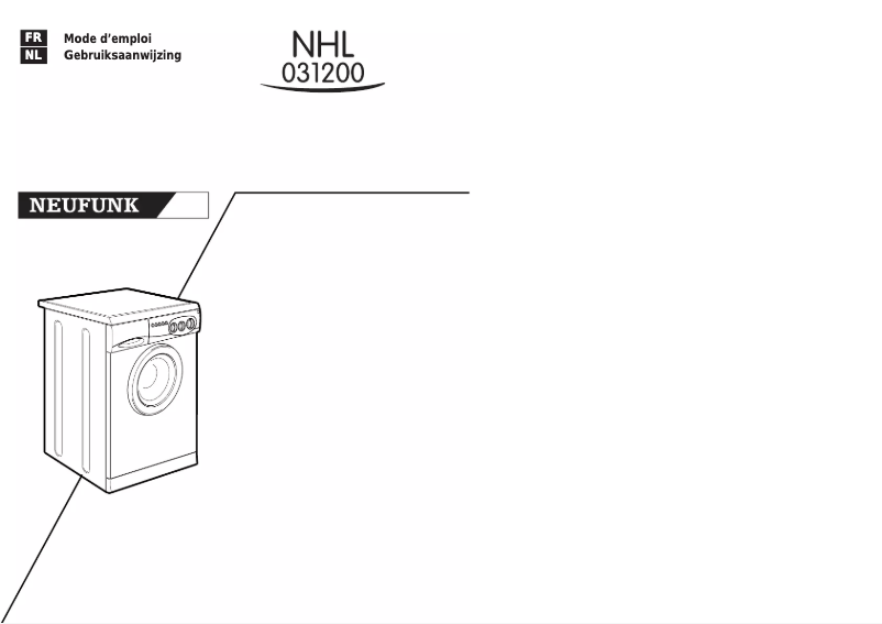 Image de la première page du manuel de l'appareil NHL 031200