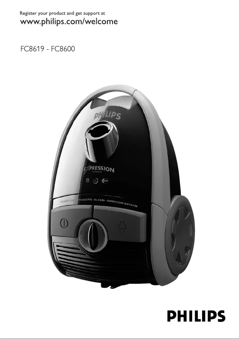 Page n°1 - Manuel utilisateur Philips Expression FC8600