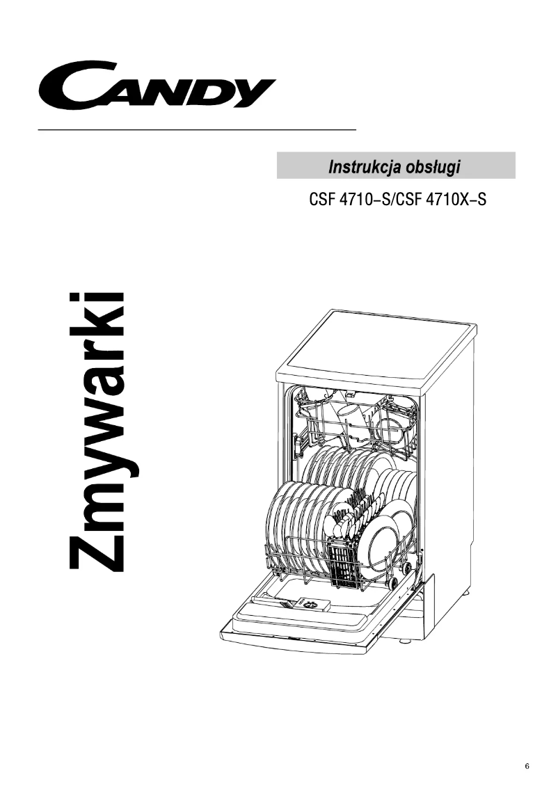 First page image of the manual for CSF 4710 S