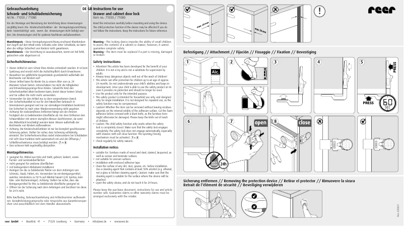 Image de la première page du manuel de l'appareil 71080