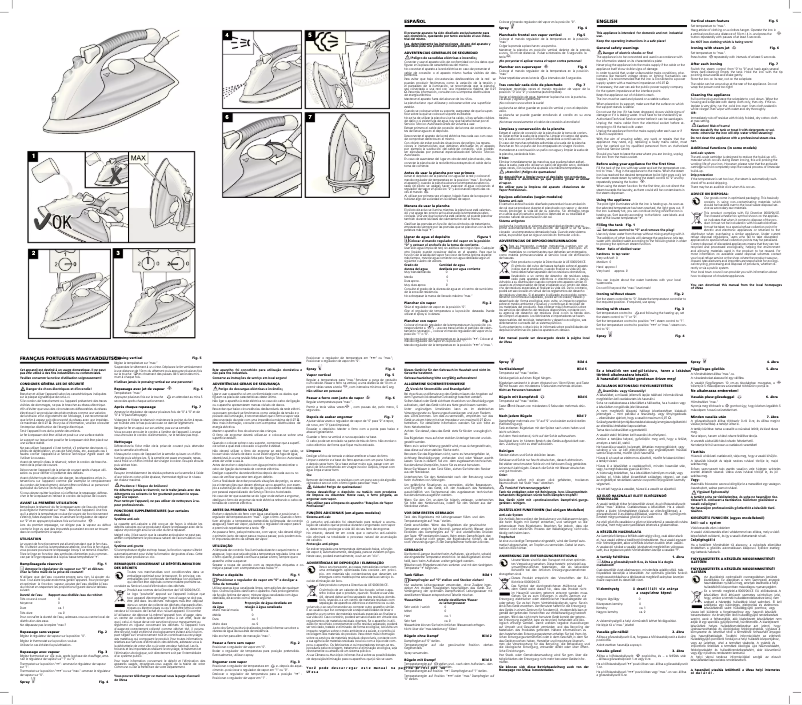 Page 1 de la notice Manuel utilisateur Ufesa Xtensse PV1520