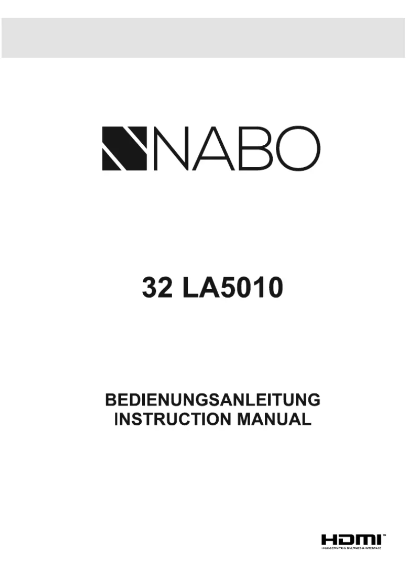 Page n°1 - Manuel utilisateur Nabo 32 LA5010