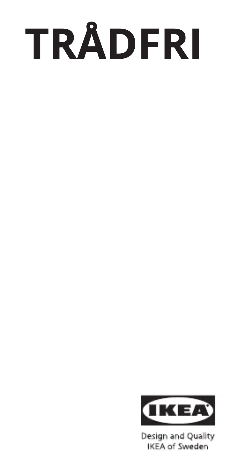Image de la première page du manuel de l'appareil TRÅDFRI 904.897.17