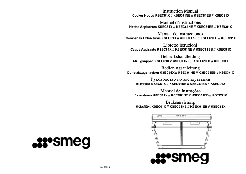 Page n°1 - Manuel utilisateur Smeg KSEC91X