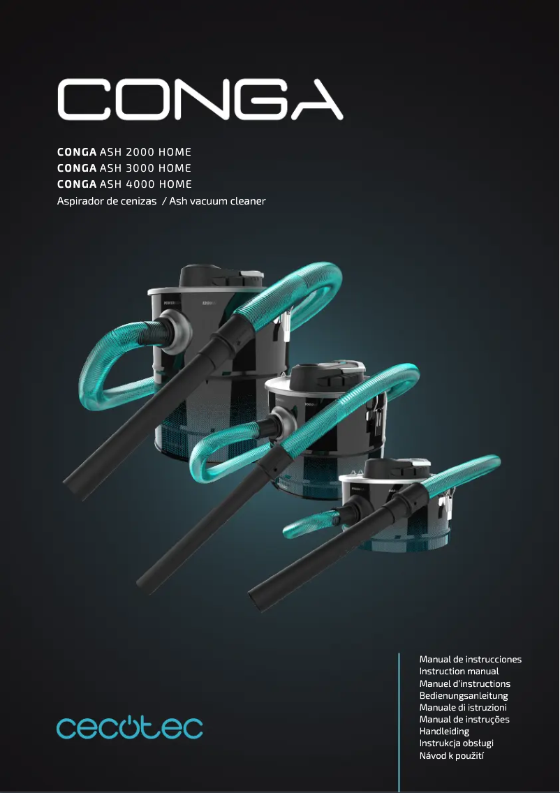 Page 1 de la notice Manuel utilisateur Cecotec Conga Ash 4000 Home