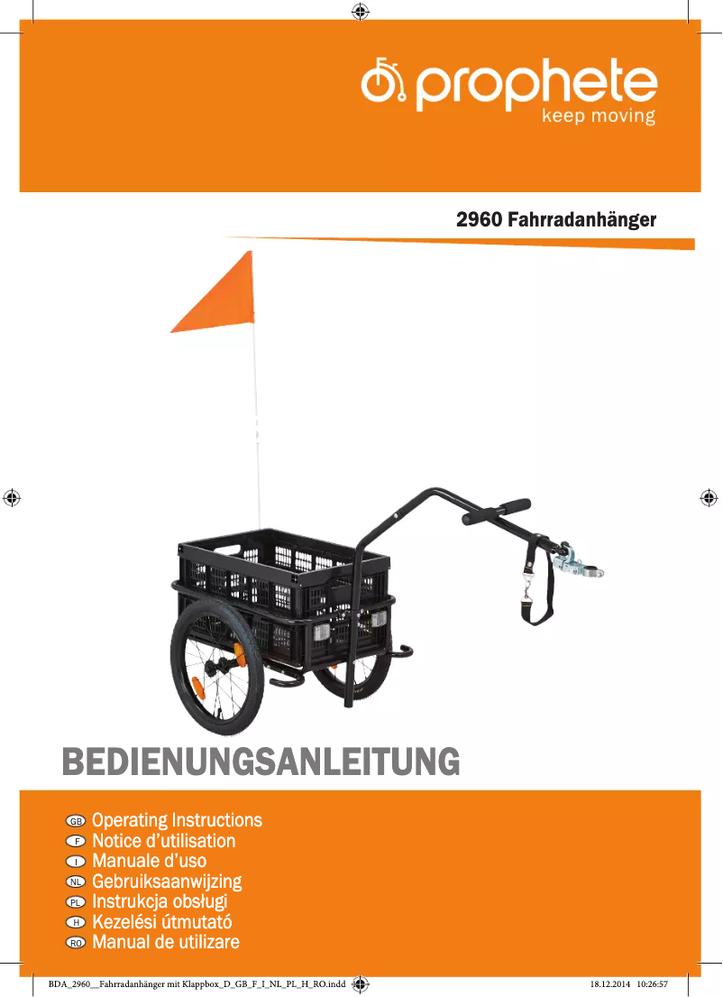 Image de la première page du manuel de l'appareil 2960