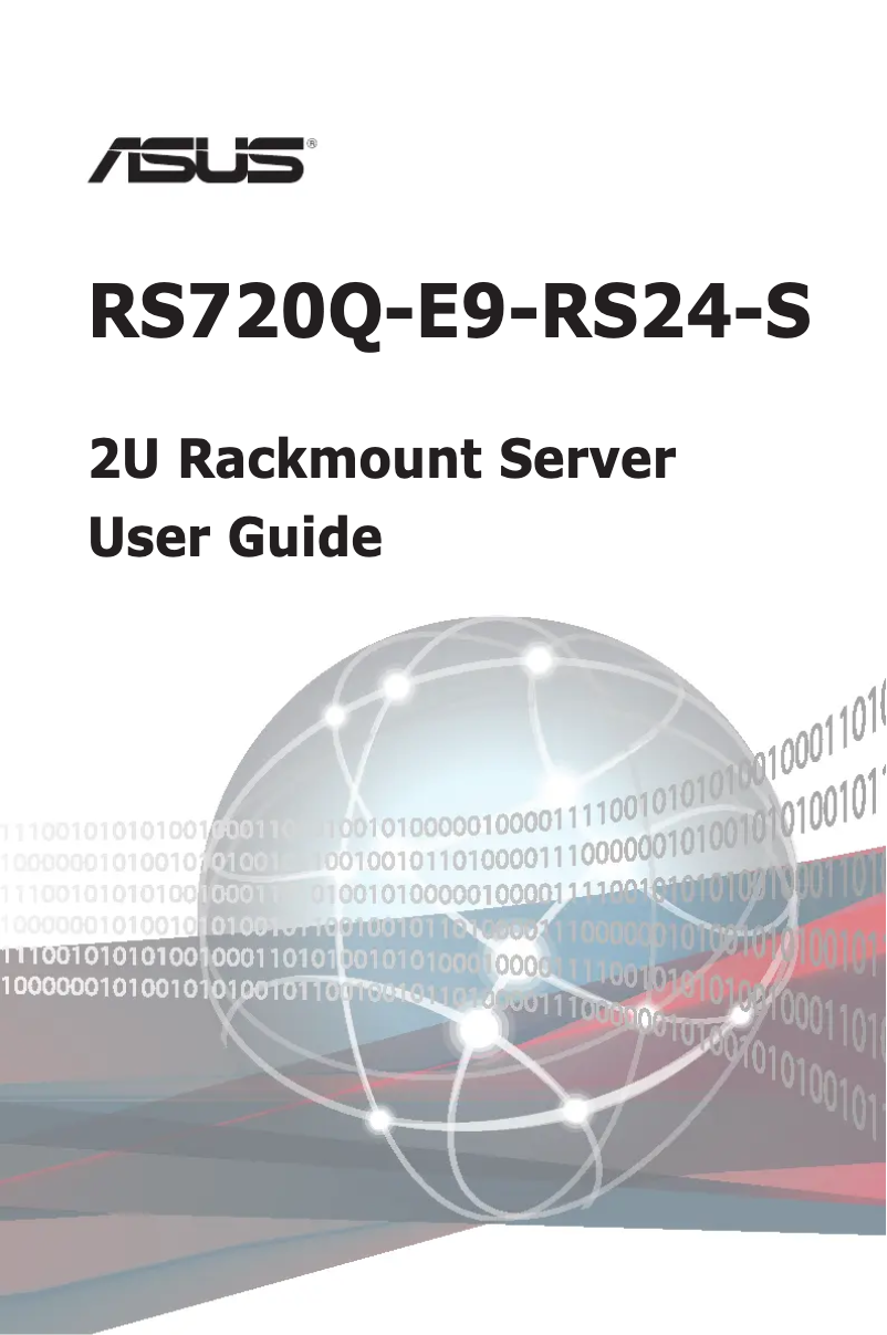 Image de la première page du manuel de l'appareil RS720Q-E9-RS24-S