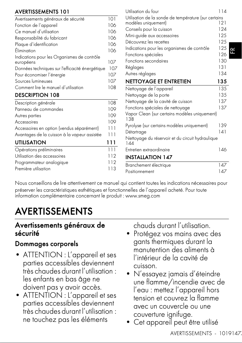 Image de la première page du manuel de l'appareil SOP6102S2PG