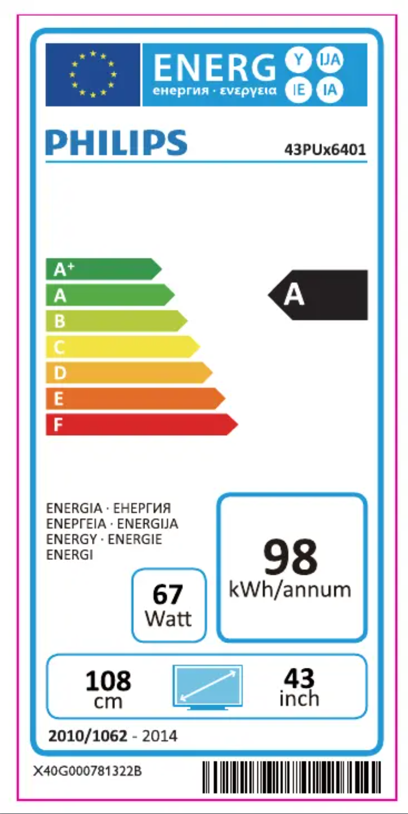 Image de la première page du manuel de l'appareil 6000 series 43PUT6401