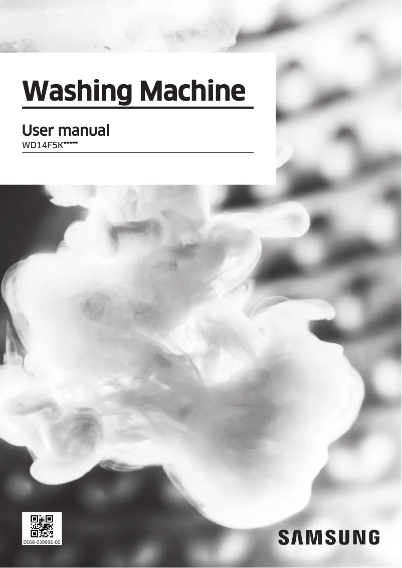Page 1 de la notice Manuel utilisateur Samsung WD14F5K3ACW1