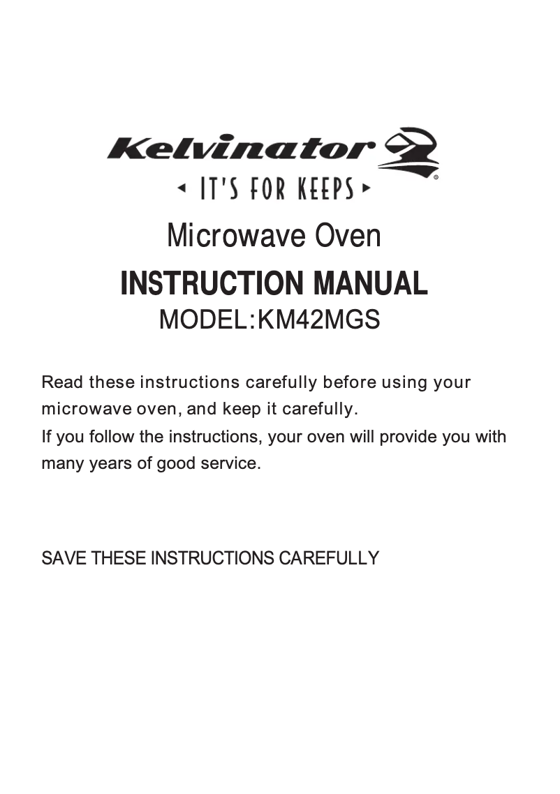 Imagen de la primera página del manual del dispositivo KM42MGS