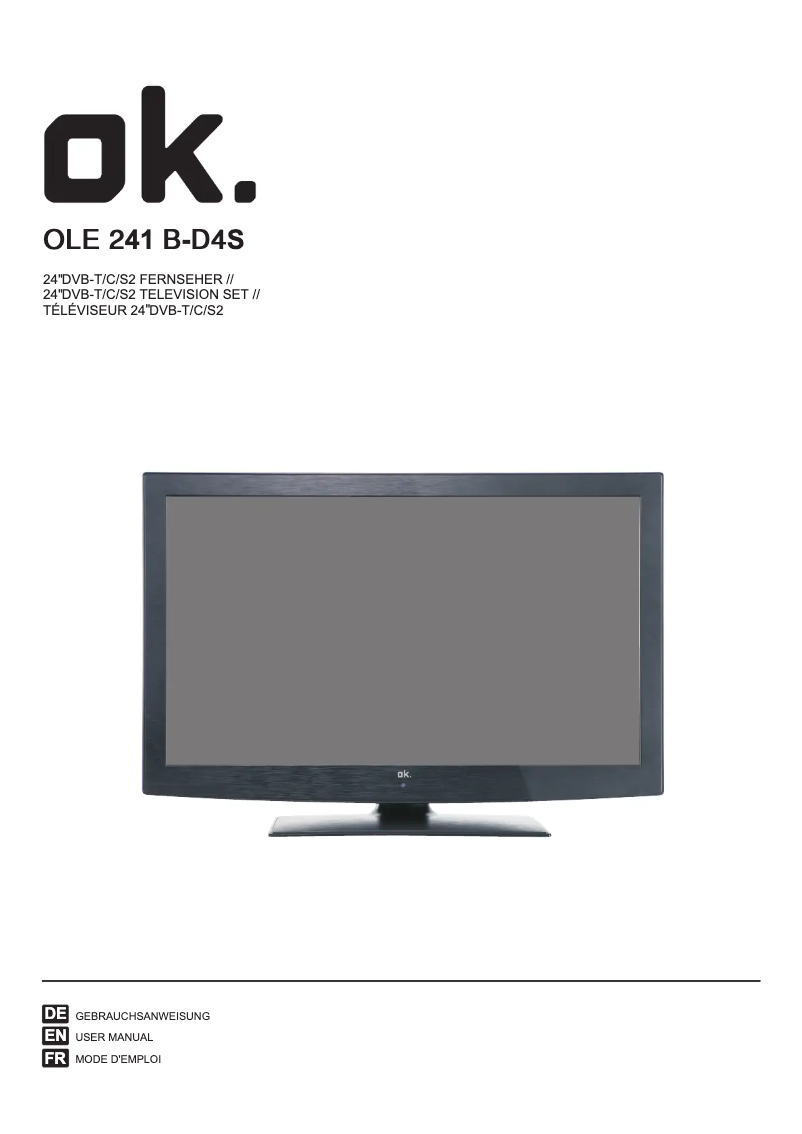 Image de la première page du manuel de l'appareil OLE 241 B-D4S