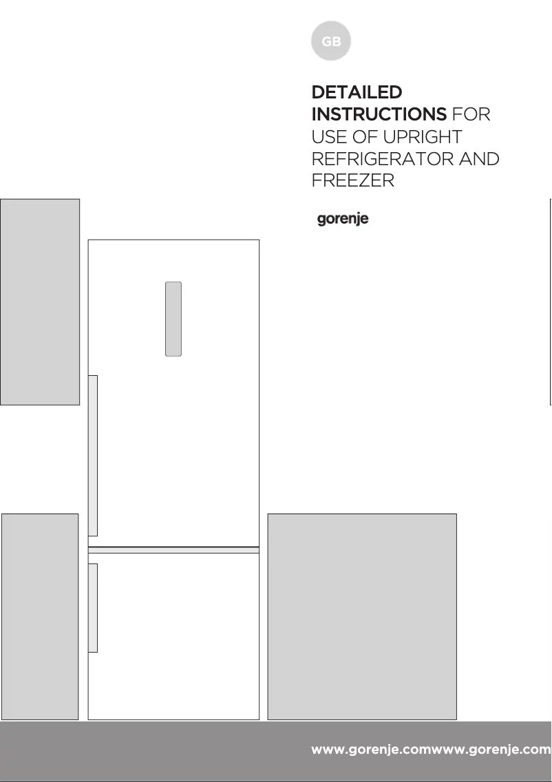 Página 1 del manual Manual de usuario Gorenje NRK6193TXUK