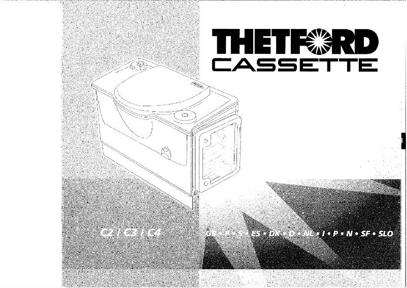 Page n°1 - Manuel utilisateur Thetford C3