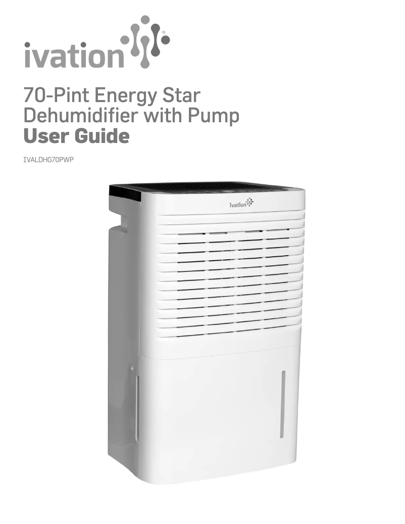 Page n°1 - Manuel utilisateur Ivation IVALDHG70P