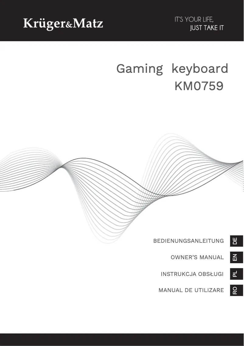 Page 1 de la notice Manuel utilisateur Krüger&Matz KM0759