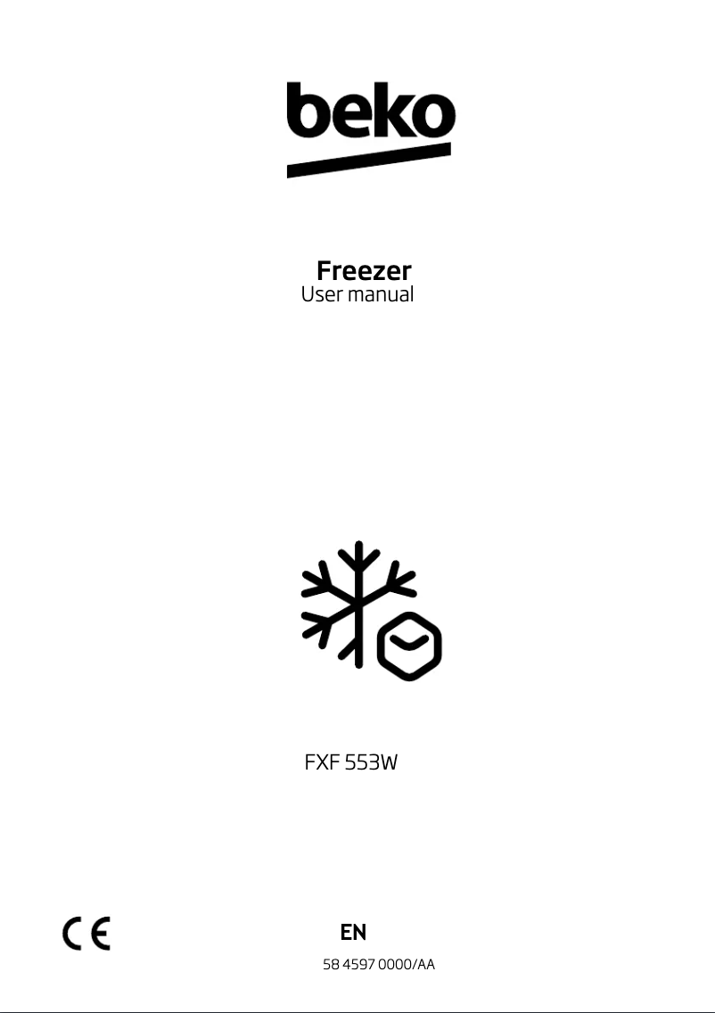 Page n°1 - Manuel utilisateur Beko FXF553