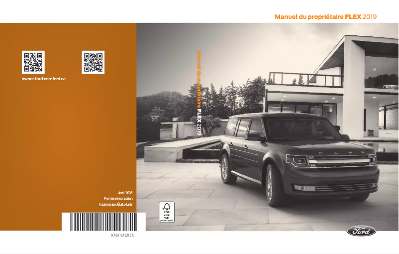 Page n°1 - Manuel utilisateur Ford Flex (2019)