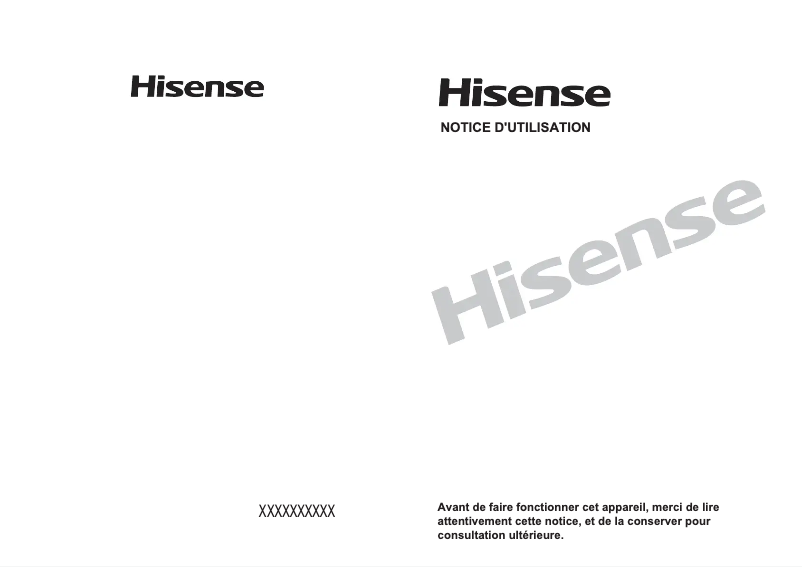 Image de la première page du manuel de l'appareil WFBL8014V