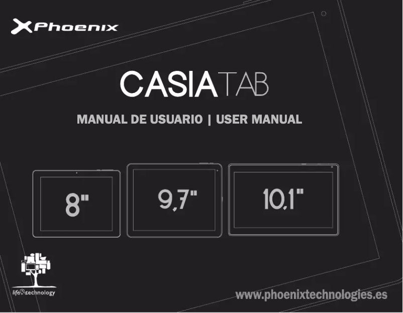 Page 1 de la notice Manuel utilisateur Phoenix Technologies Casitab 8b