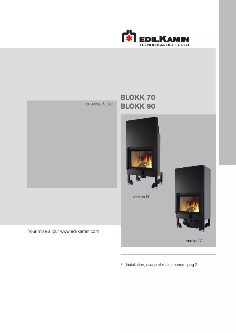 Image de la première page du manuel de l'appareil BLOKK 70