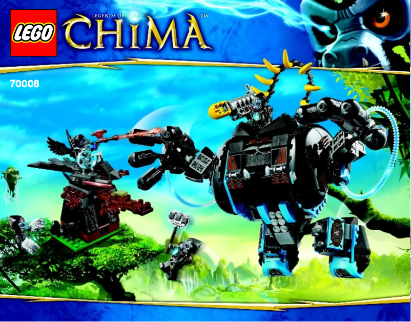 Page n°1 - Manuel utilisateur Lego Chima 70008