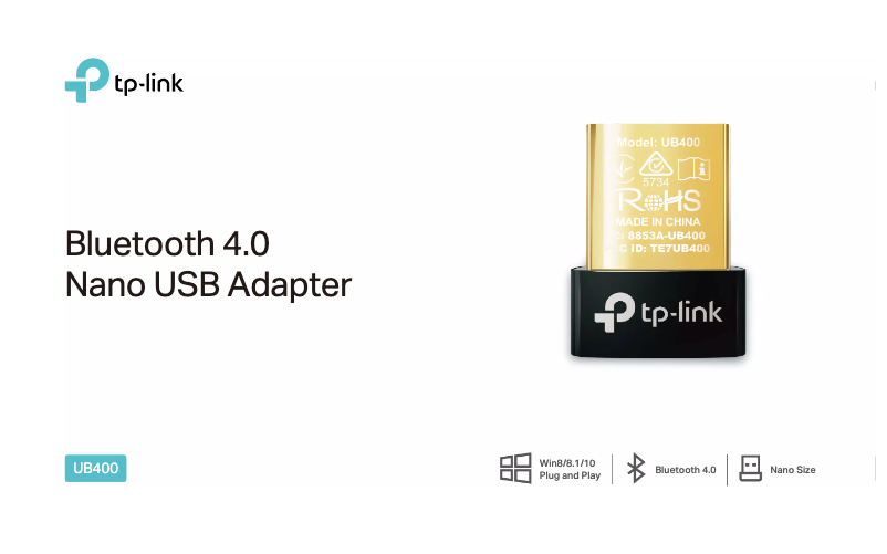 Page 1 de la notice Fiche technique TP-Link UB400