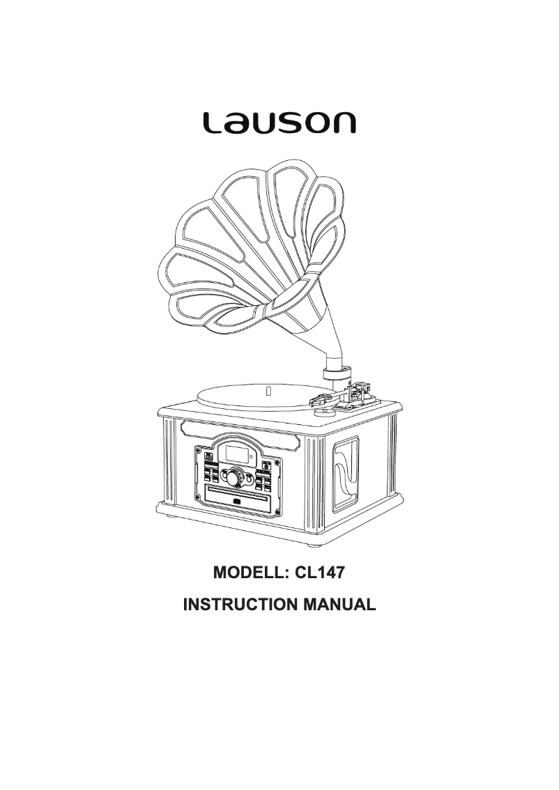 Page 1 de la notice Manuel utilisateur Lauson CL147