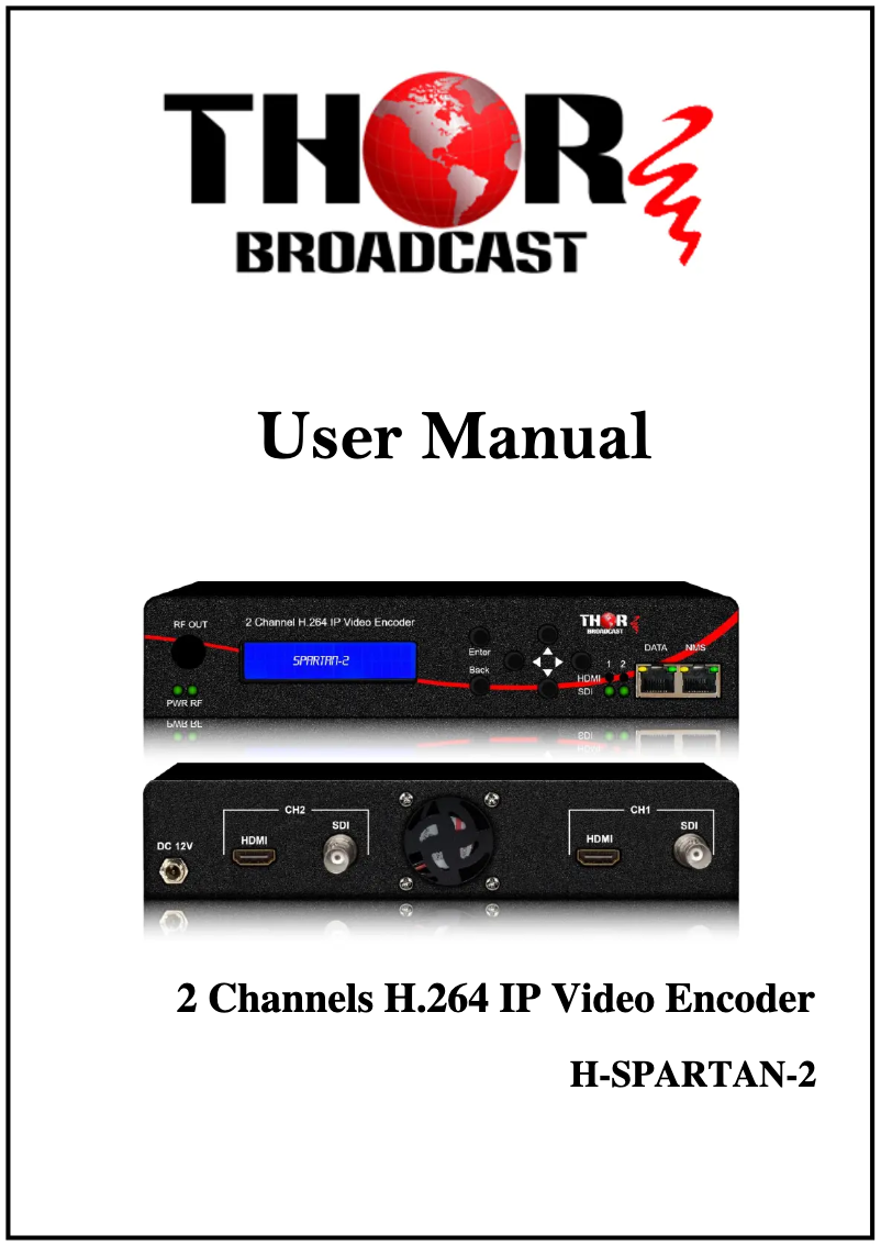 Imagen de la primera página del manual del dispositivo H-SPARTAN-2