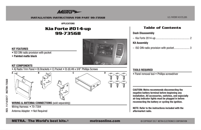 Image de la première page du manuel de l'appareil 99-7356B