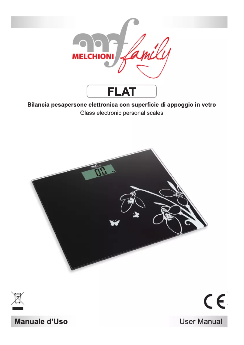 Page 1 de la notice Manuel utilisateur Melchioni Flat N