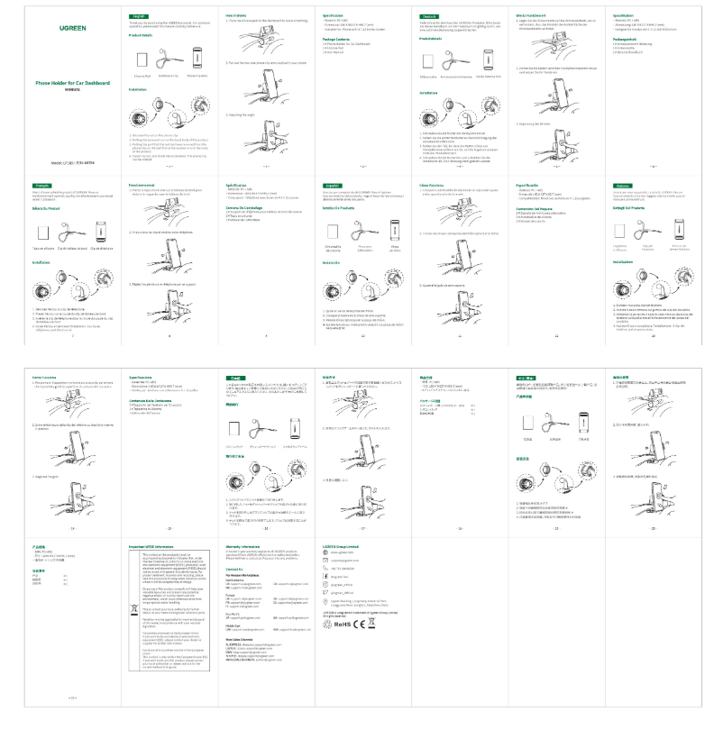 Page 1 of the manual User Manual Ugreen LP189