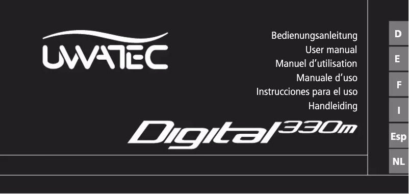 Página 1 del manual Manual de usuario Uwatec Digital 330m