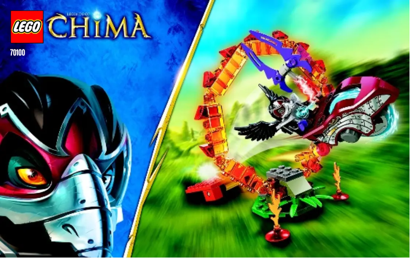 Page 1 de la notice Manuel utilisateur Lego Chima 70100