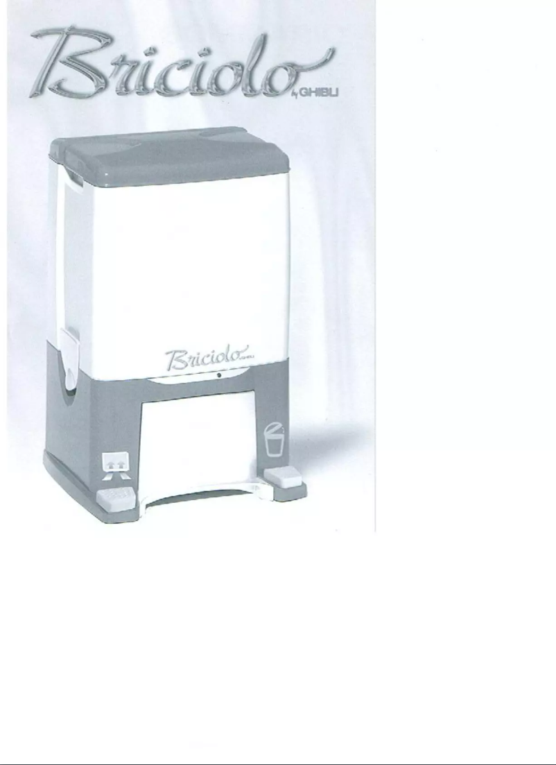 Image de la première page du manuel de l'appareil Briciolo