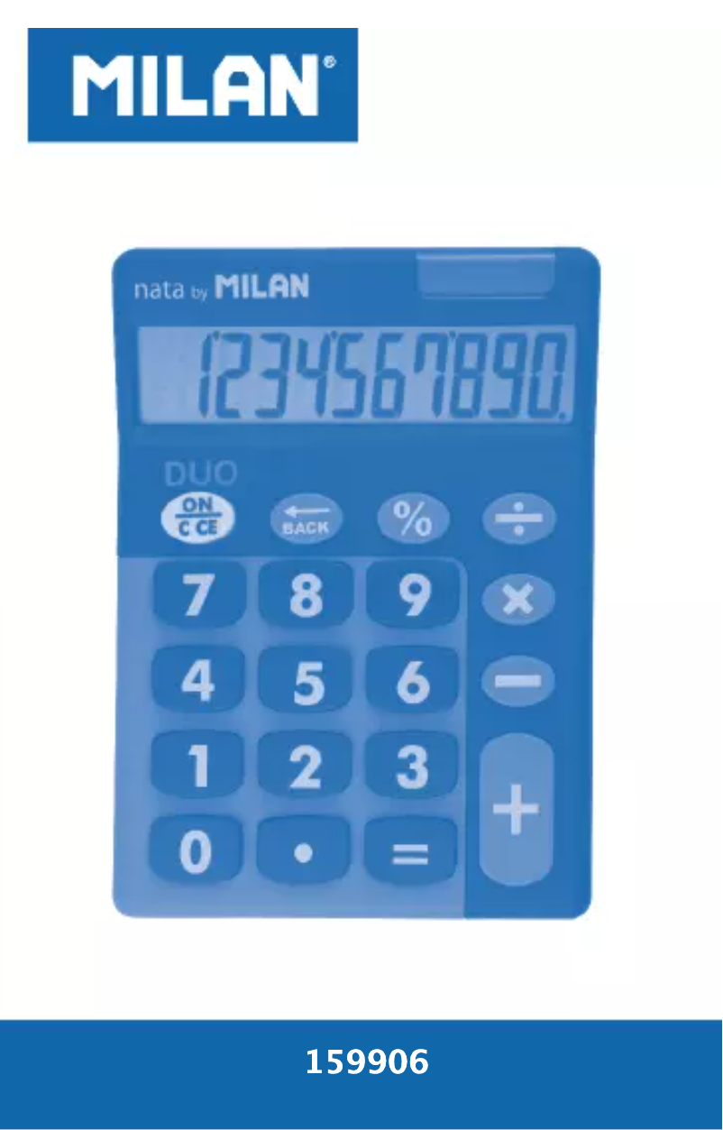 Page n°1 - Manuel utilisateur Milan 150610TDOBL